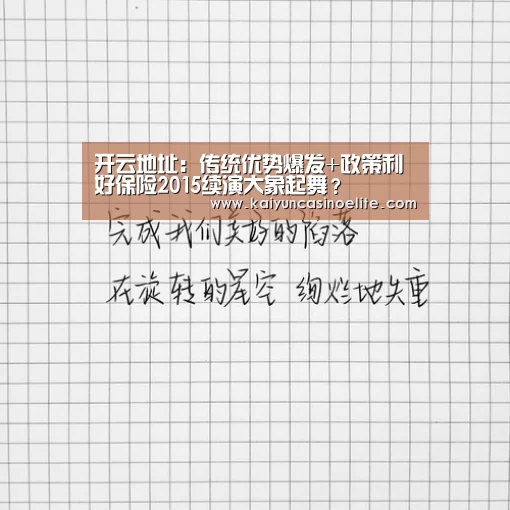 开云地址:传统优势爆发+政策利好保险2015续演大象起舞?(图3) 开云赛事